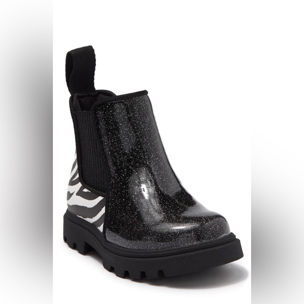 Native Kensington Treklite Glitter Zebra Print Boot (Toddler)
